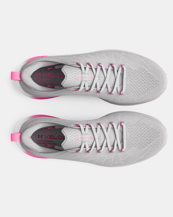 Women's UA Velociti 3 Running Shoes in Gray image number 2